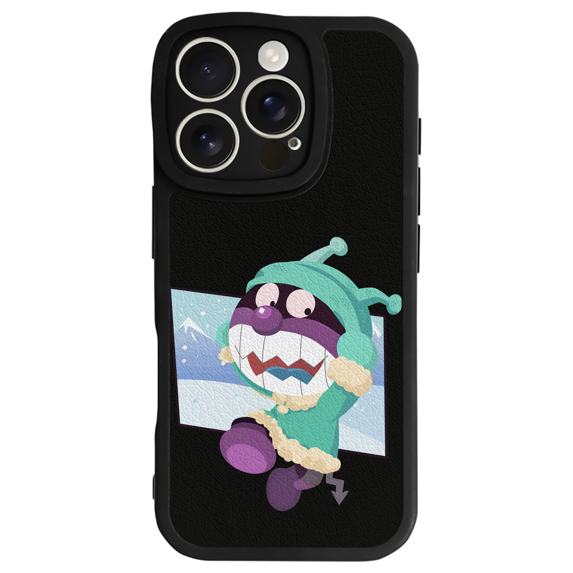 （画像用） アンパンマン Anpanman 【iPhone 16シリーズ対応】シリコンスマホケース（レザー調） 材質：シリコン